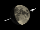 De Maan bedekt λ Cancri