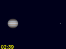 Europa in conjunctie met Callisto