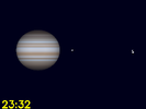 Europa in conjunctie met Callisto