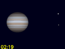 Europa in conjunctie met Callisto