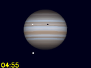 Io in conjunctie met Callisto