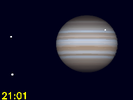 Io in conjunctie met Callisto