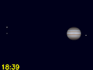 Europa in conjunctie met Callisto