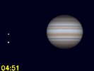 Io in conjunctie met Callisto