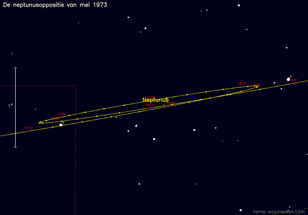 Oppositiekaart voor Neptunus